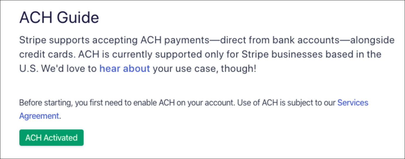 How To - Use Stripe To Accept Recurring Payments Through ACH ...